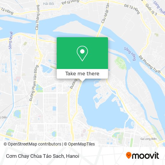 Cơm Chay Chùa Tảo Sach map