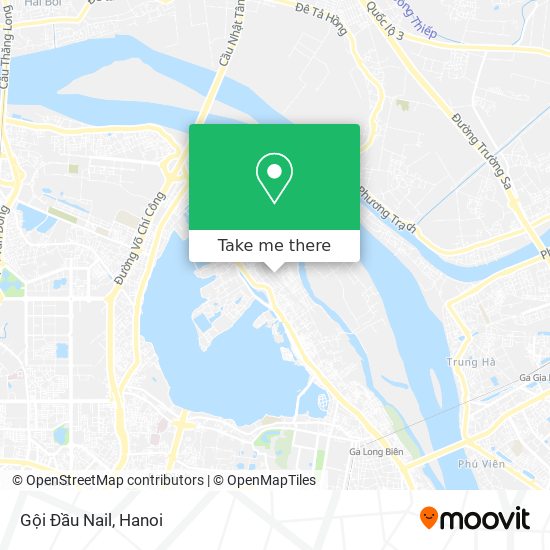 Gội Đầu Nail map