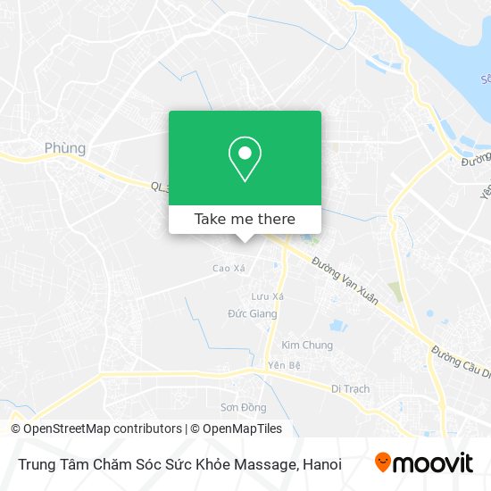 Trung Tâm Chăm Sóc Sức Khỏe Massage map