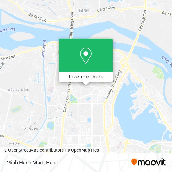 Minh Hanh Mart map