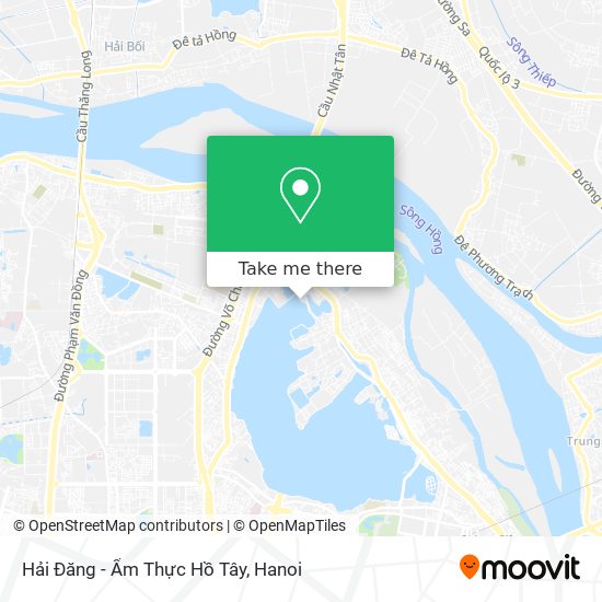 Hải Đăng - Ẩm Thực Hồ Tây map