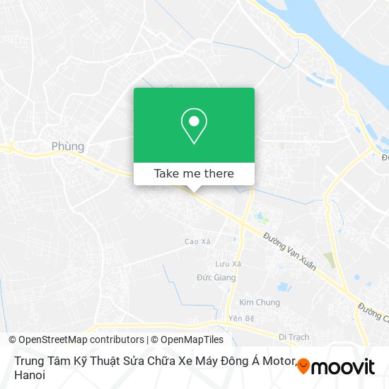 Trung Tâm Kỹ Thuật Sửa Chữa Xe Máy Đông Á Motor map