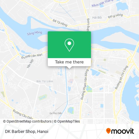 DK Barber Shop map