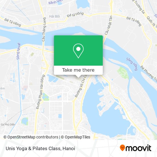 Unis Yoga & Pilates Class map