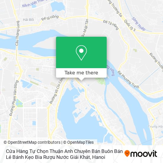 Cửa Hàng Tự Chọn Thuận Anh Chuyên Bán Buôn Bán Lẻ Bánh Kẹo Bia Rượu Nước Giải Khát map