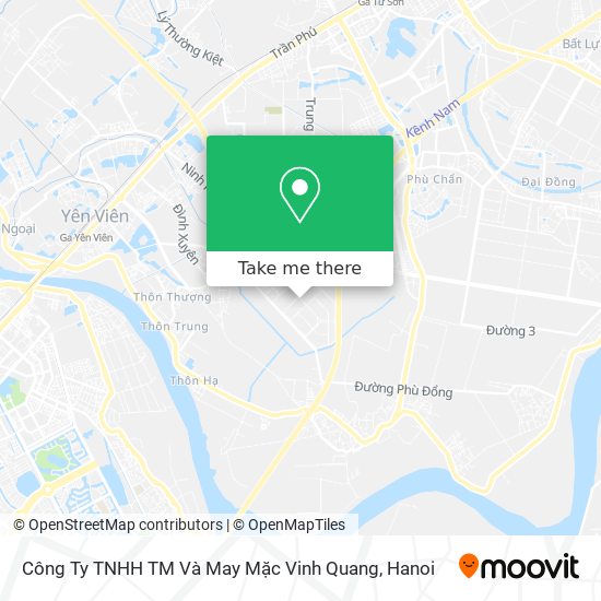 Công Ty TNHH TM Và May Mặc Vinh Quang map