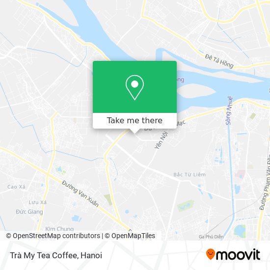 Trà My Tea Coffee map