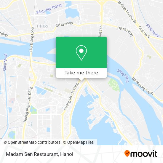 Madam Sen Restaurant map