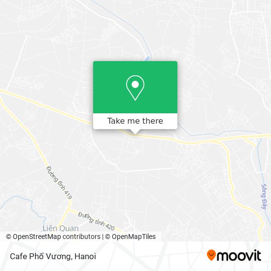 Cafe Phố Vương map