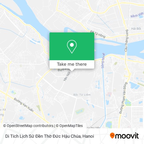Di Tích Lịch Sử Đền Thờ Đức Hậu Chúa map