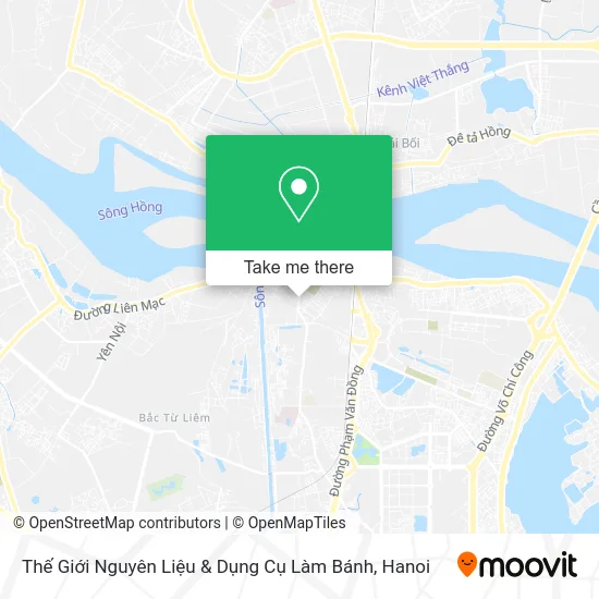 Thế Giới Nguyên Liệu & Dụng Cụ Làm Bánh map