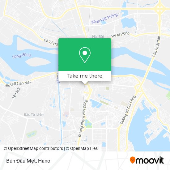 Bún Đậu Mẹt map