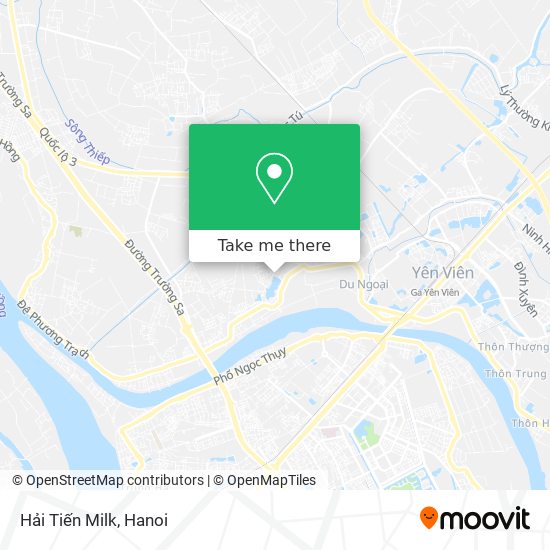 Hải Tiến Milk map