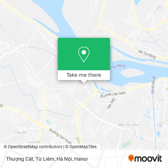 Thượng Cát, Từ Liêm, Hà Nội map