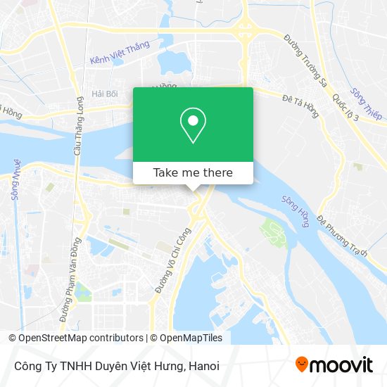 Công Ty TNHH Duyên Việt Hưng map