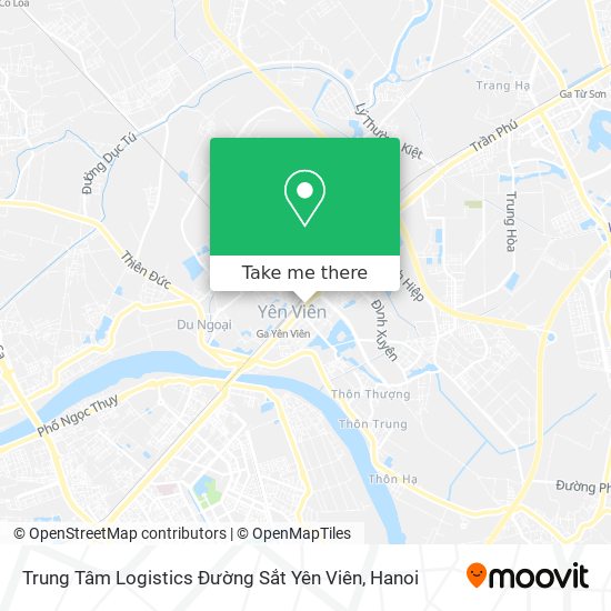 Trung Tâm Logistics Đường Sắt Yên Viên map