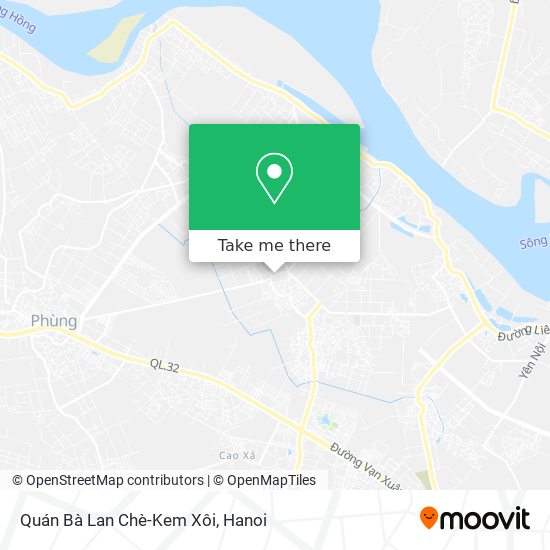 Quán Bà Lan Chè-Kem Xôi map