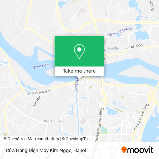 Cửa Hàng Điện Máy Kim Ngọc map