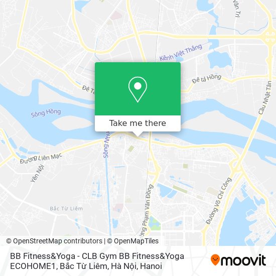 BB Fitness&Yoga - CLB Gym BB Fitness&Yoga ECOHOME1, Bắc Từ Liêm, Hà Nội map