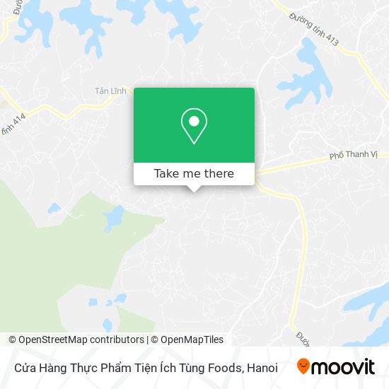 Cửa Hàng Thực Phẩm Tiện Ích Tùng Foods map