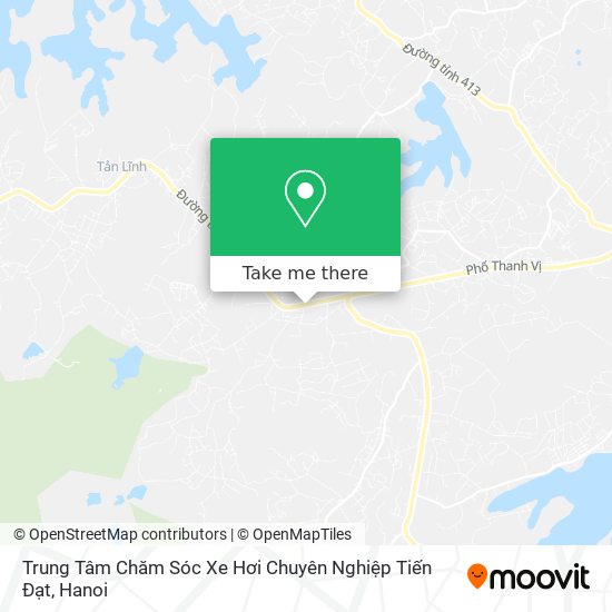 Trung Tâm Chăm Sóc Xe Hơi Chuyên Nghiệp Tiến Đạt map