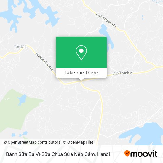 Bánh Sữa Ba Vì-Sữa Chua Sữa Nếp Cẩm map