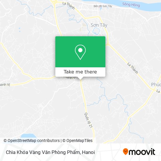 Chìa Khóa Vàng Văn Phòng Phẩm map