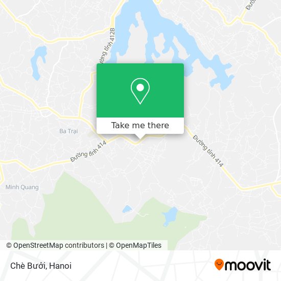 Chè Bưởi map