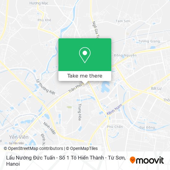 Lẩu Nướng Đức Tuấn - Số 1 Tô Hiến Thành - Từ Sơn map