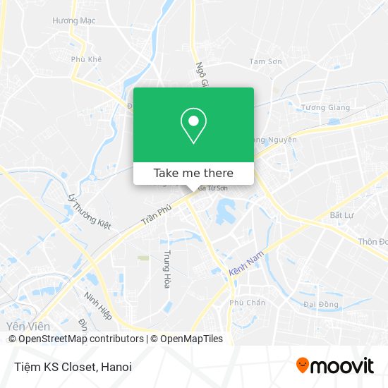 Tiệm KS Closet map