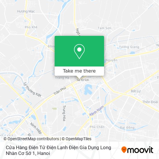 Cửa Hàng Điện Tử Điện Lạnh Điện Gia Dụng Long Nhàn Cơ Sở 1 map