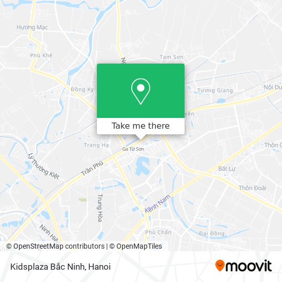 Kidsplaza Bắc Ninh map