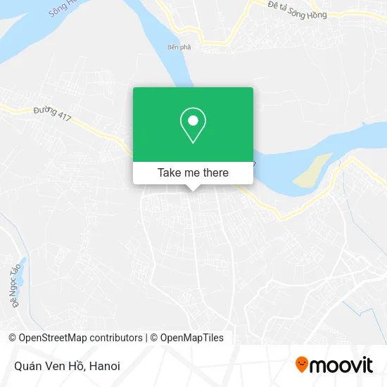 Quán Ven Hồ map