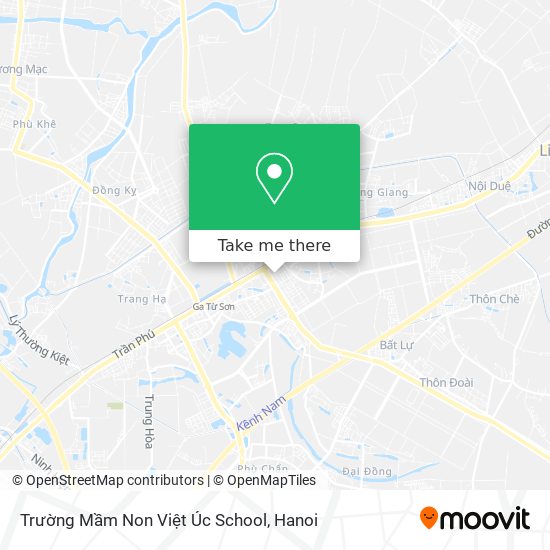 Trường Mầm Non Việt Úc School map