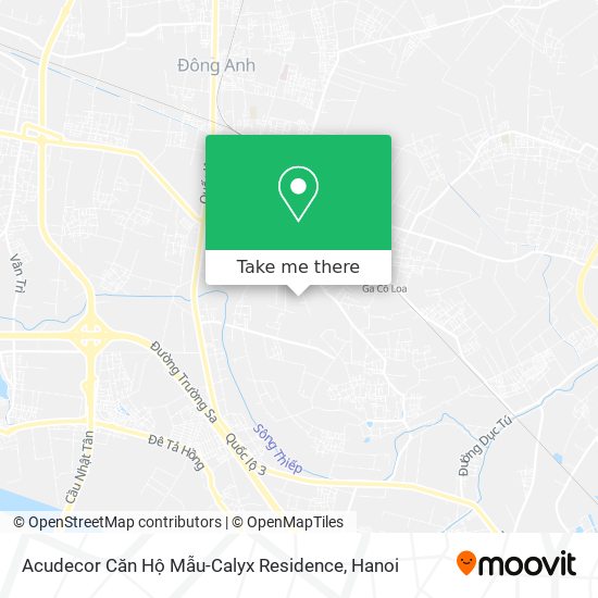 Acudecor Căn Hộ Mẫu-Calyx Residence map