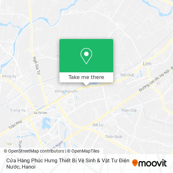 Cửa Hàng Phúc Hưng Thiết Bị Vệ Sinh & Vật Tư Điện Nước map