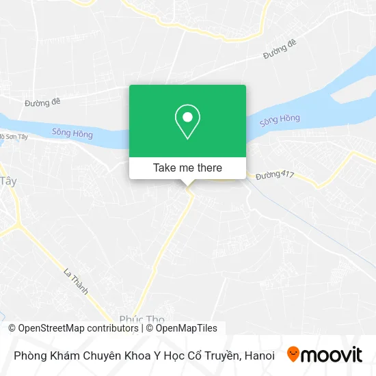 Phòng Khám Chuyên Khoa Y Học Cổ Truyền map