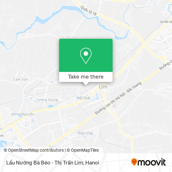 Lẩu Nướng Bà Béo - Thị Trấn Lim map