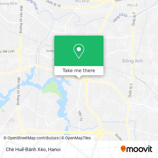 Chè Huế-Bánh Xèo map