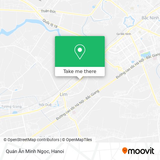 Quán Ăn Minh Ngọc map