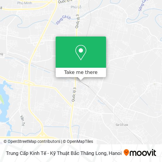 Trung Cấp Kinh Tế - Kỹ Thuật Bắc Thăng Long map