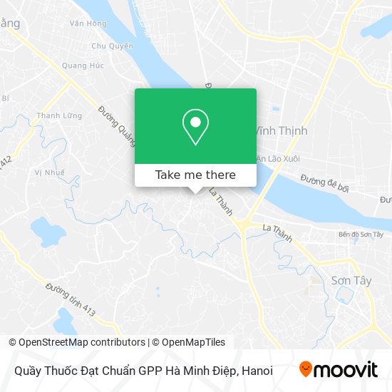 Quầy Thuốc Đạt Chuẩn GPP Hà Minh Điệp map