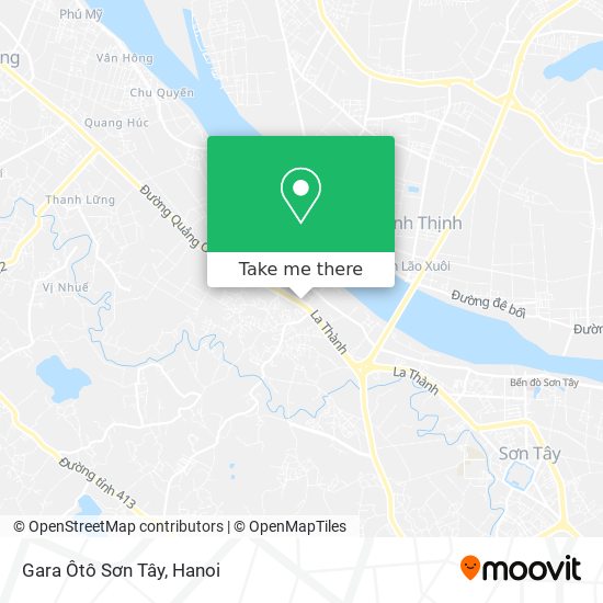 Gara Ôtô Sơn Tây map