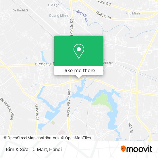 Bỉm & Sữa TC Mart map