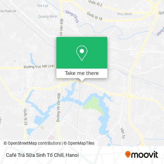 Café Trà Sữa Sinh Tố Chill map