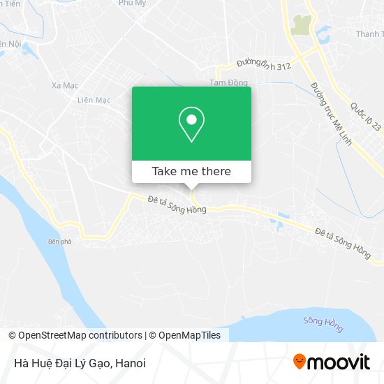 Hà Huệ Đại Lý Gạo map