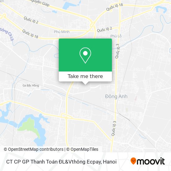 CT CP GP Thanh Toán ĐL&Vthông Ecpay map