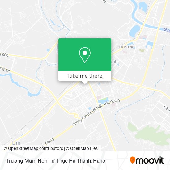 Trường Mầm Non Tư Thục Hà Thành map