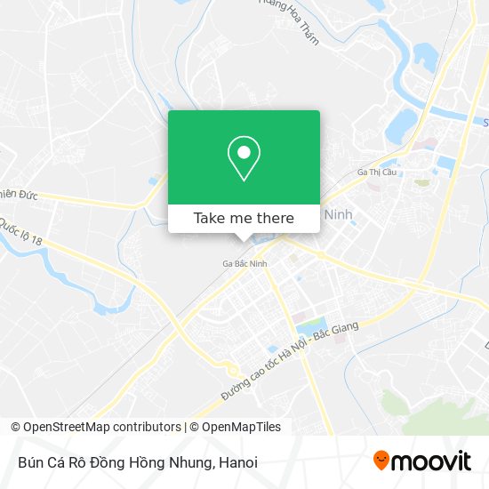Bún Cá Rô Đồng Hồng Nhung map