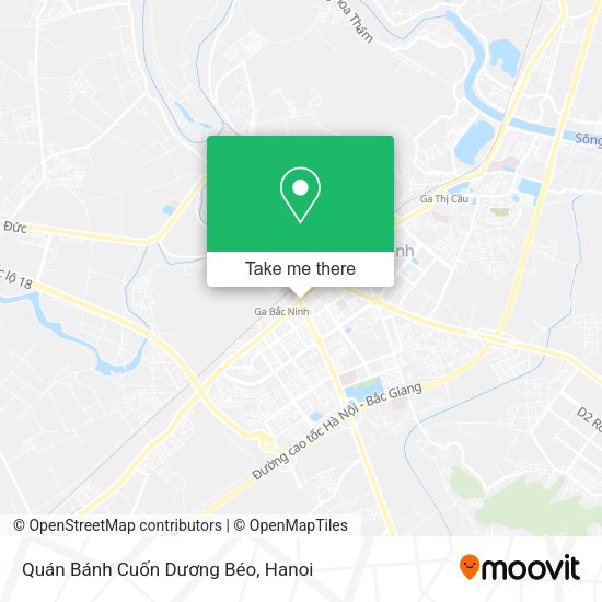Quán Bánh Cuốn Dương Béo map